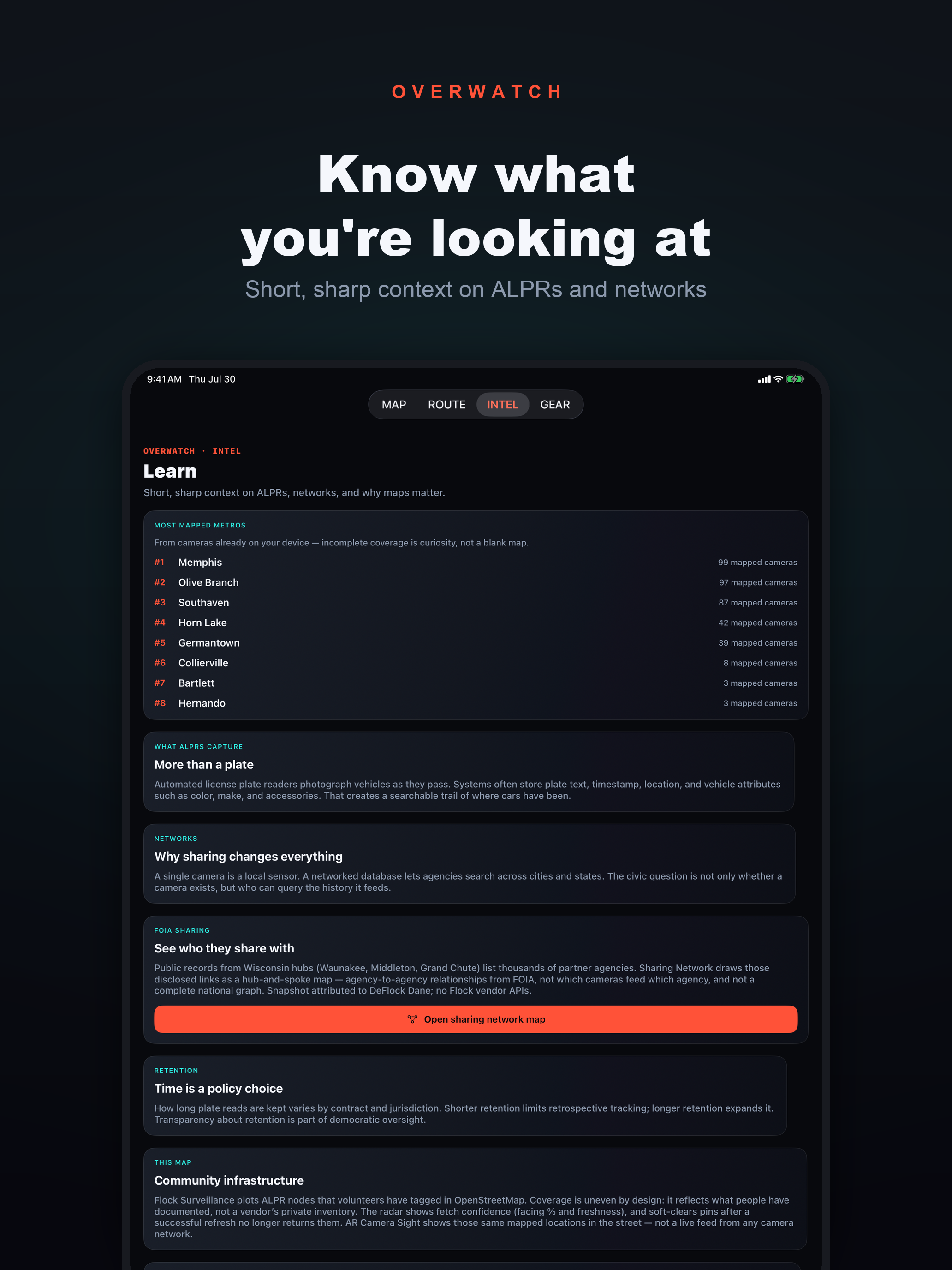 Flock Surveillance: ALPR Map screenshot 9