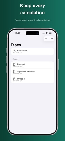 Tenkey Tape: Adding Machine Screenshot 4 of 5
