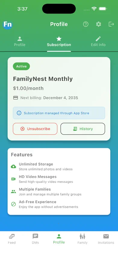 InFamilyNest screenshot 3