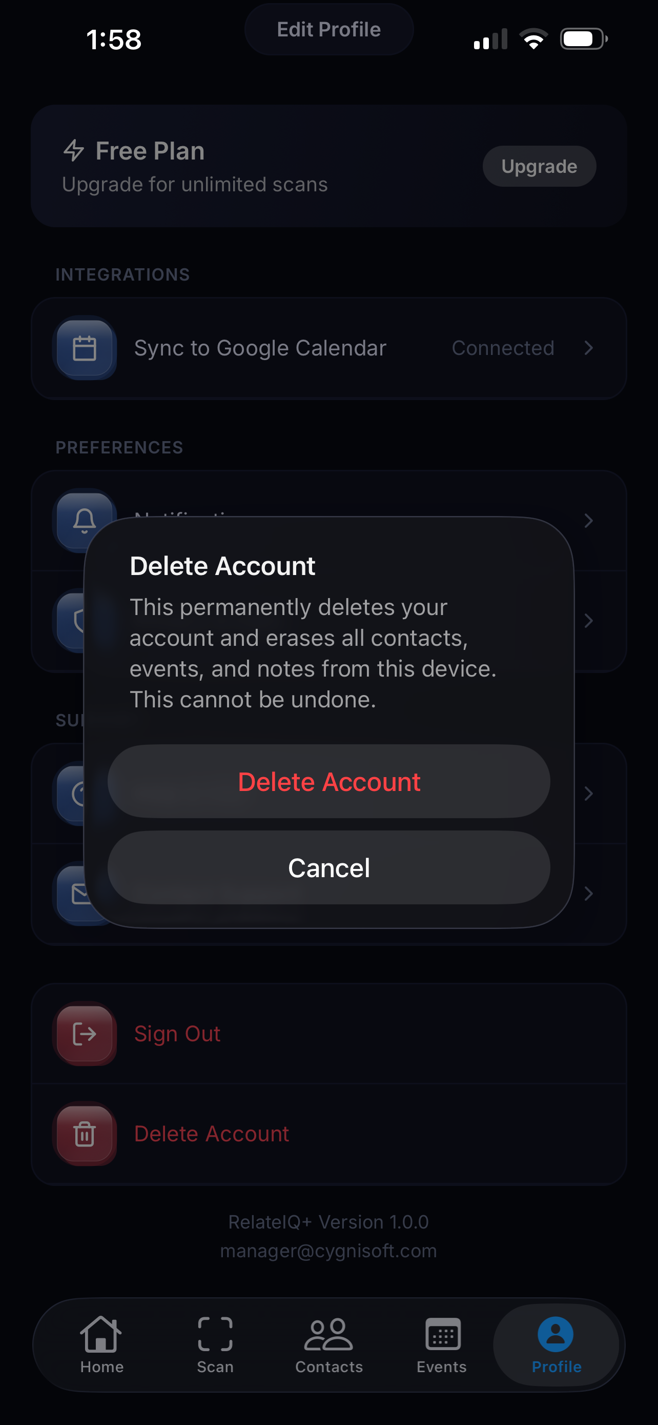 RelateIQ+ screenshot 8