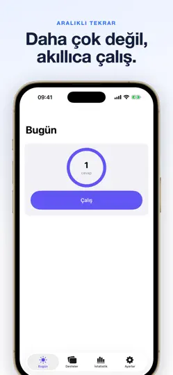 Captura de pantalla de Tekrar – Flashcards en iPhone 1