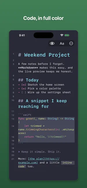 Text Editor screenshot 2