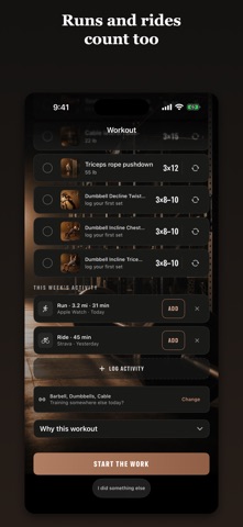 Basis: Workout & Meal Plan iPhone screenshot