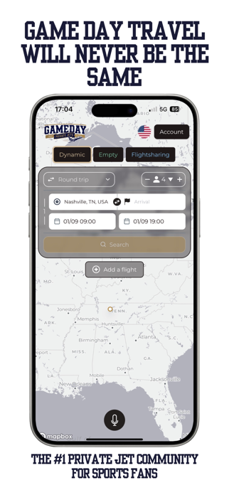 Game Day Private Jets Screenshot 1 of 6