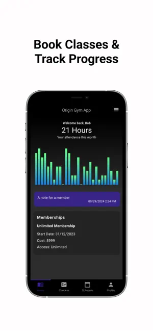 Origin Gym App screenshot 2