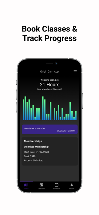 Origin Gym App Screenshot 2 of 4