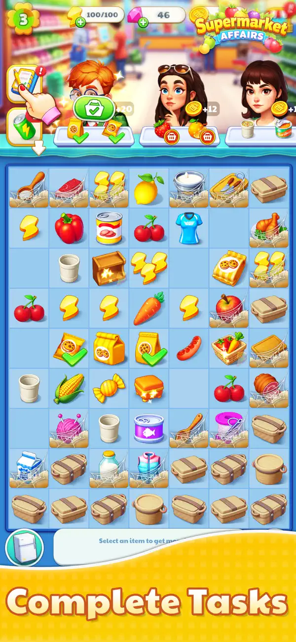 #3. Supermarket Affairs - Merge (iOS) Przez: Potato Play Pte. Ltd.