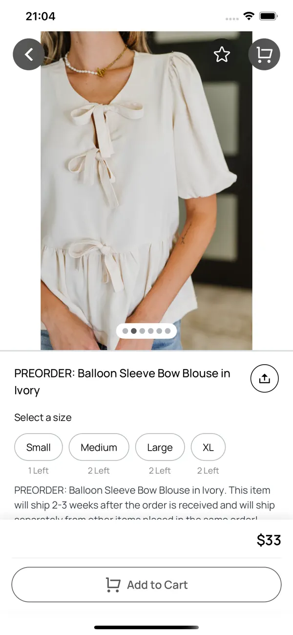 Screenshot #3 pour White Barn Boutique