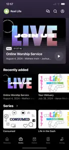 Real Life Church Mobile screenshot #2 for iPhone