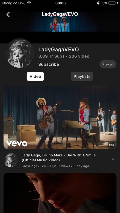Play Tube - Video Music Play Screenshot