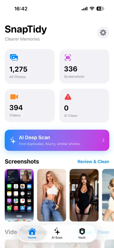 SnapTidy: Free Up Space screenshot 1 of 6
