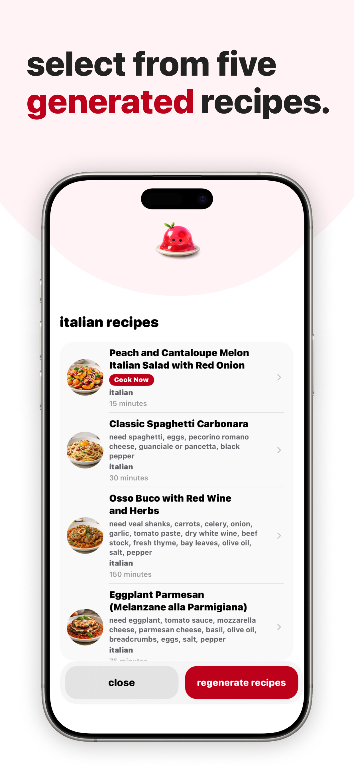jello: AI recipe & food scan screenshot 5