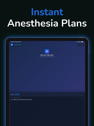 AnesthesiaX iPad screenshot