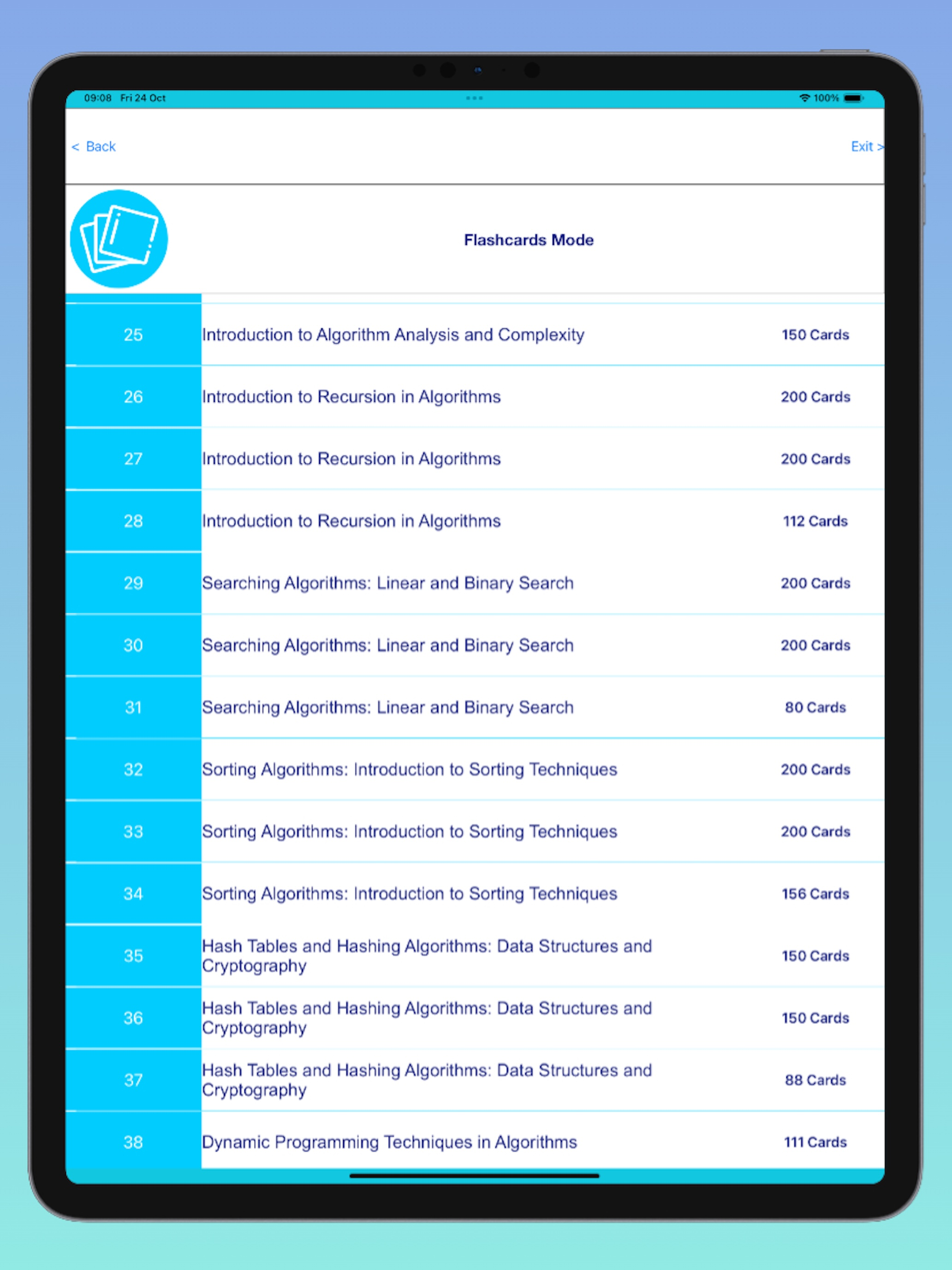 DSA Exam Review screenshot 11