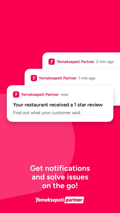Yemeksepeti Partner Screenshot