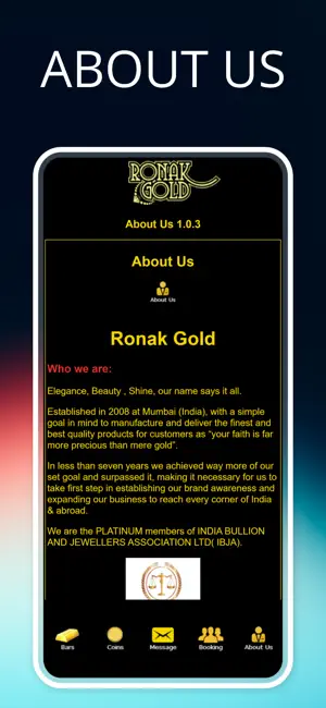 Ronak Gold Bullion Live Rates screenshot 4