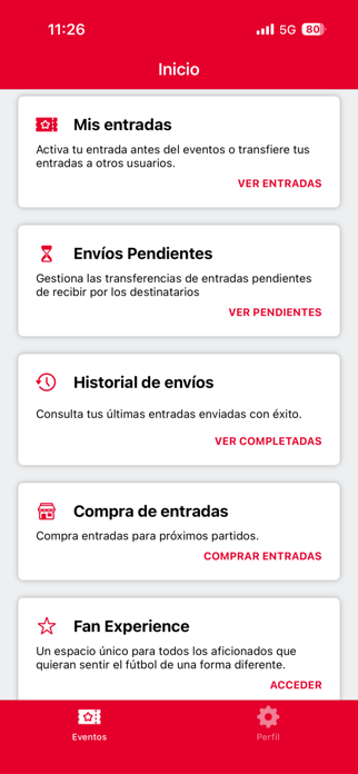RFEF Tickets Screenshot 2 of 4