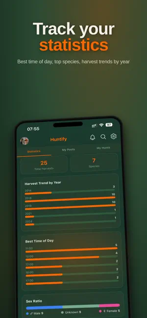 Huntify – Hunt Log & Tracker screenshot 4