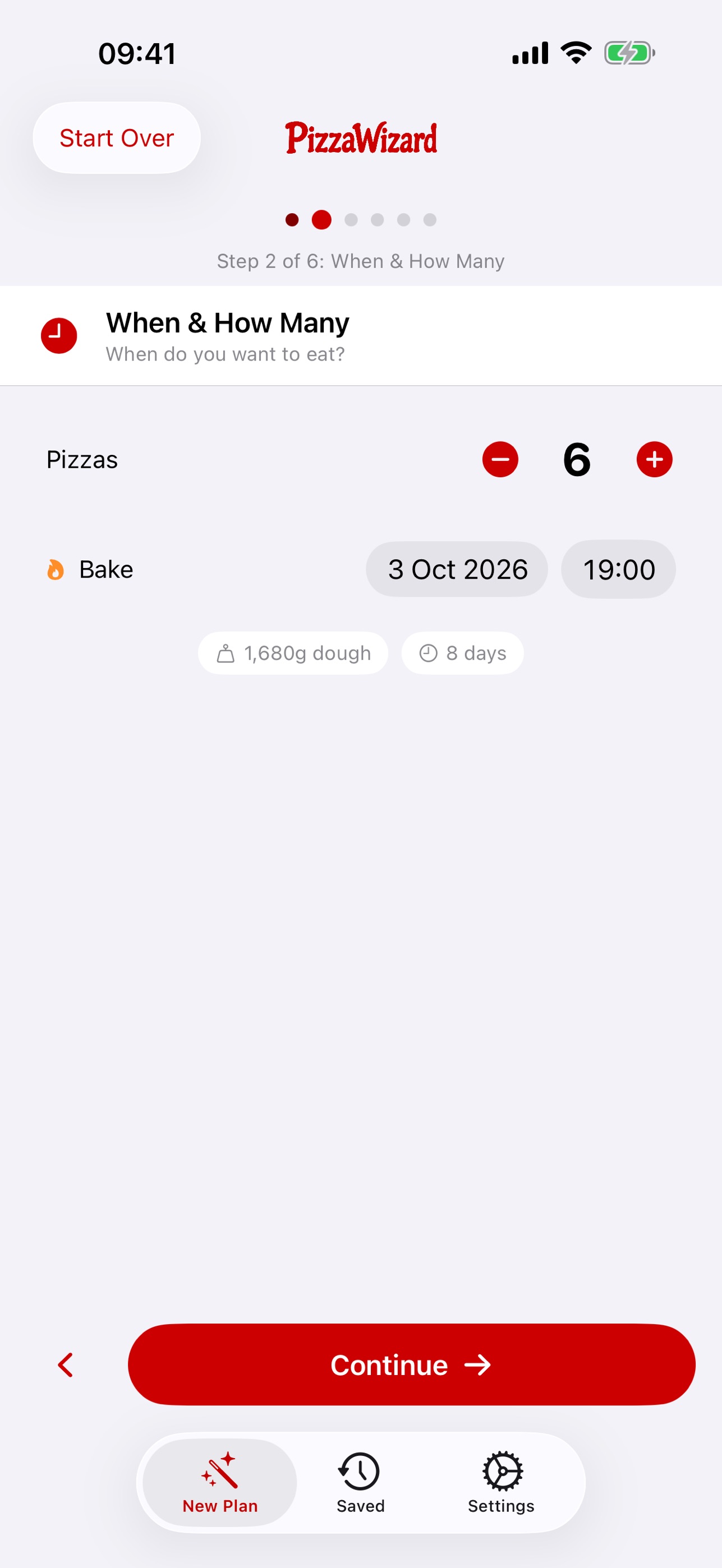 Screenshot 3 of Pizza Wizard: Dough Calculator