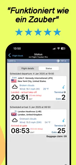 Screenshot von Flight Tracker | Fly Radar 24 auf dem iPhone 3