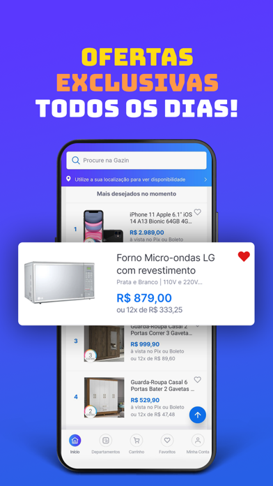 Screenshot #2 pour Gazin: Compras Online