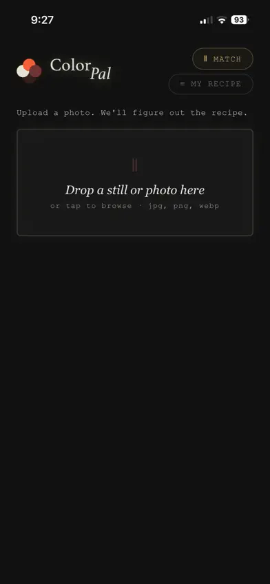 Color Pal App screenshot 1
