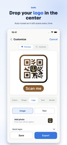 QR Code Generator - QuRo screenshot
