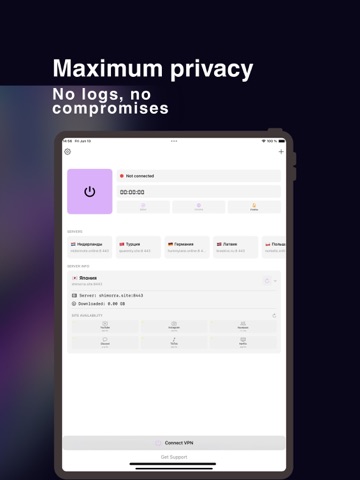 Изи VPN iPad screenshot 1