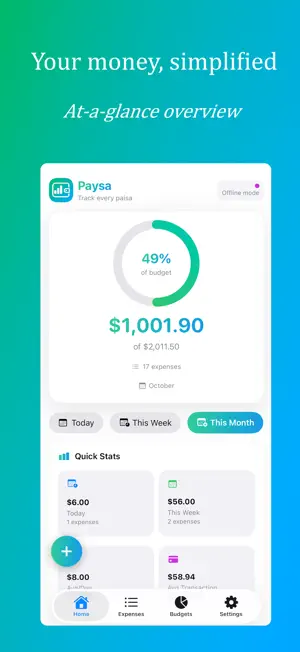 Paysa screenshot 1