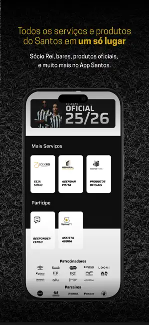 Santos FC App iPhone screenshot 3