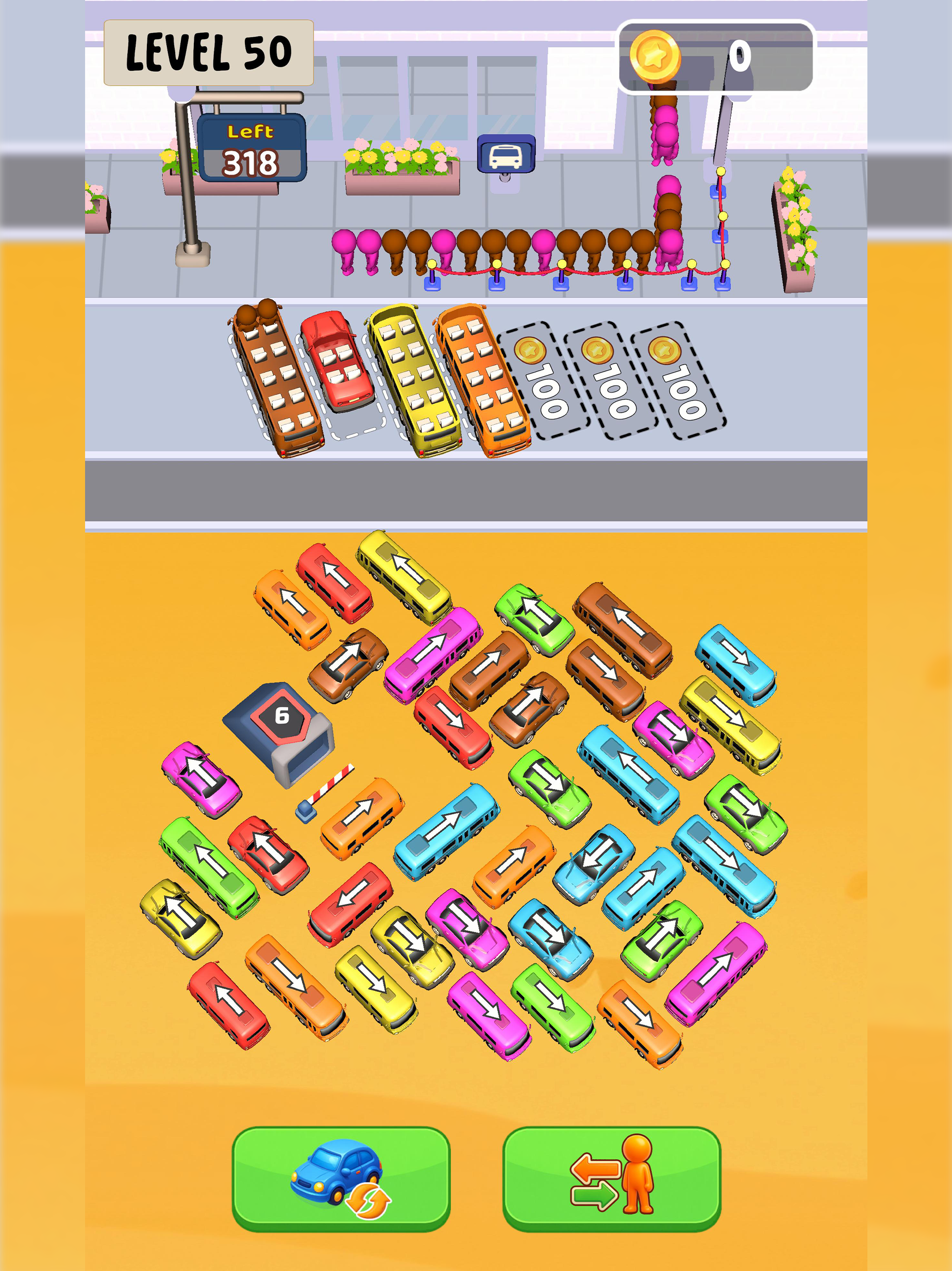 Bus Sorting: Color Match Game screenshot 9