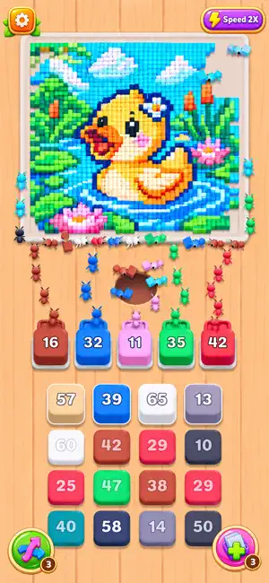Ant Rush: Sort Pixel Art screenshot 1