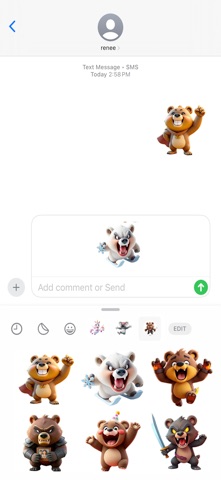 巨吼熊贴纸 screenshot