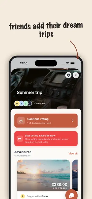 Travler: Group Trip Voting screenshot 3