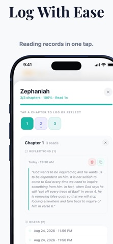 MannaLog – Bible Tracker Screenshot 2 of 6