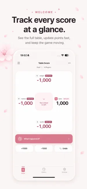 MahjongMate : Scorekeeper screenshot 2