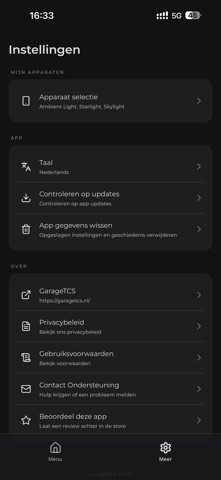 GarageTCS iPhone screenshot