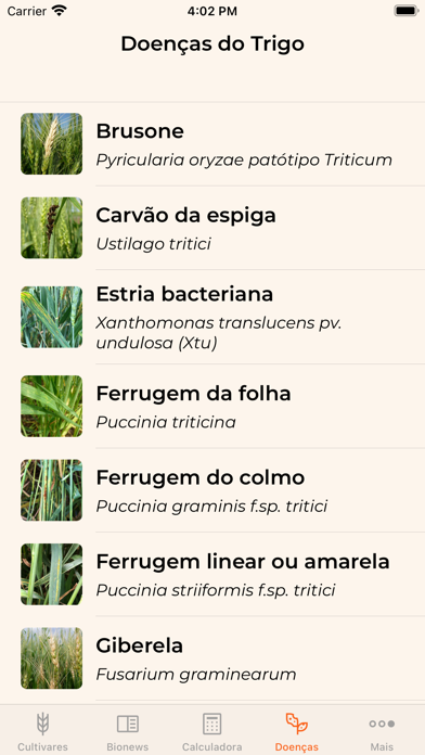 BIOTRIGO Genética Screenshot