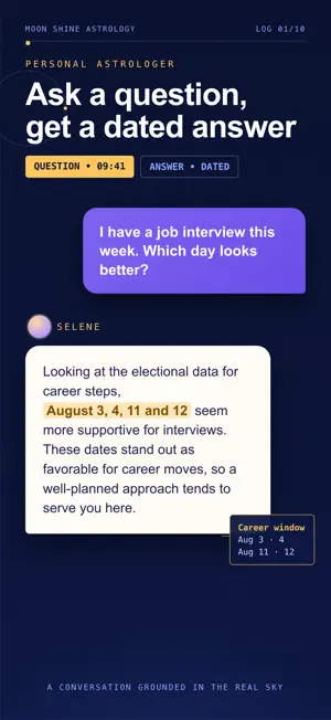 Moon Shine AI Astrology screenshot 1