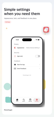 PhotoChagok – Photo Organizer iPhone screenshot