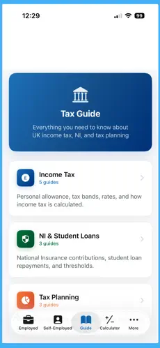 Income Tax Calculator UK Screenshot 4