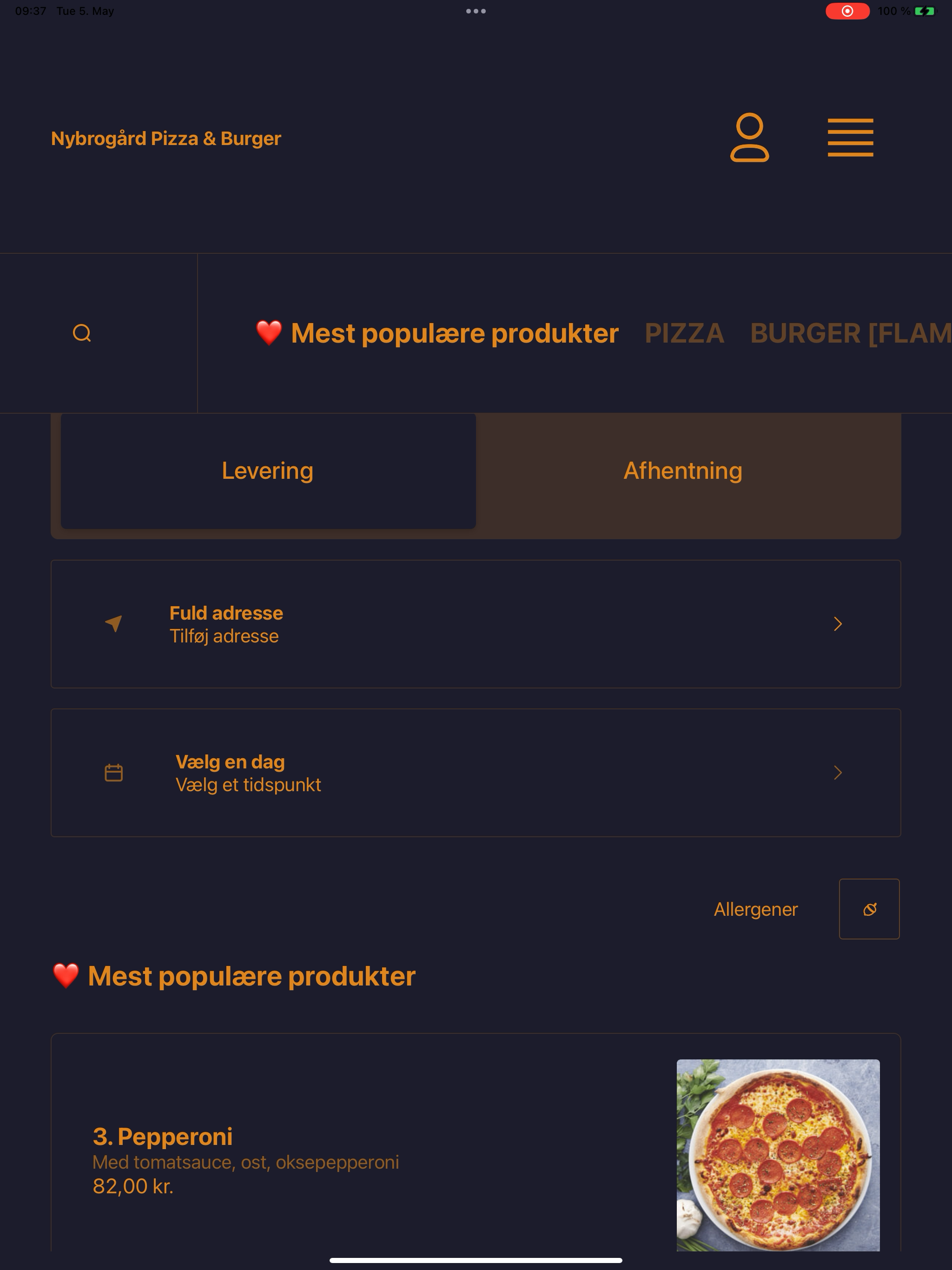 Nybrogård Pizza & Burger