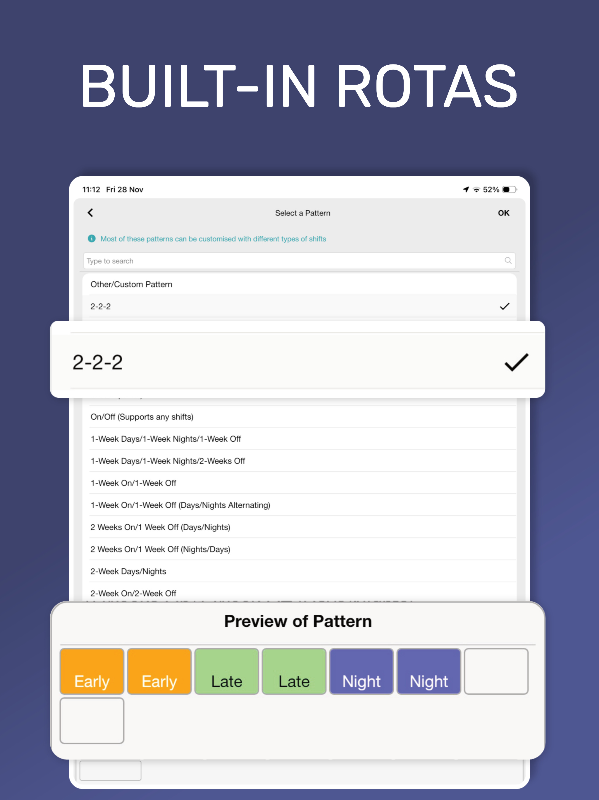 My Shift Planner - Calendar