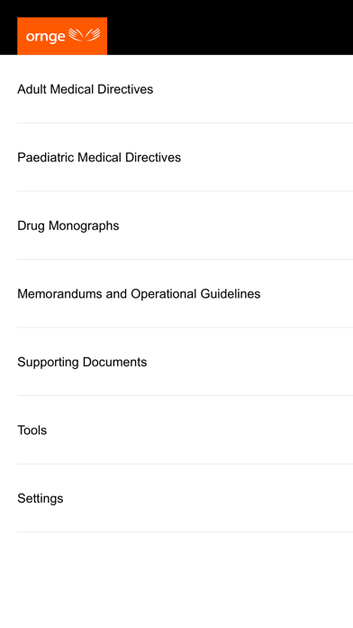 Ornge: Clinical Practice Screenshot