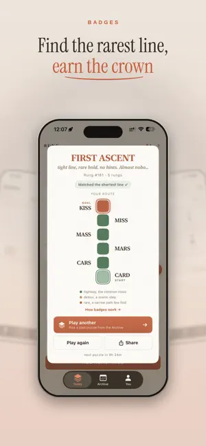 Rung – Daily Word Ladder screenshot 3