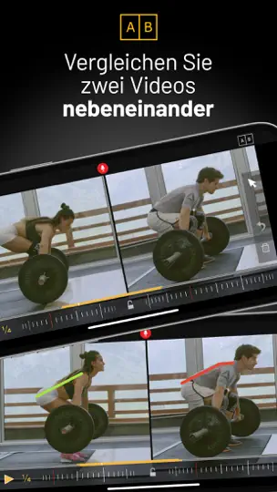 Screenshot von MyDartfish Express: Coach App auf dem iPhone 4
