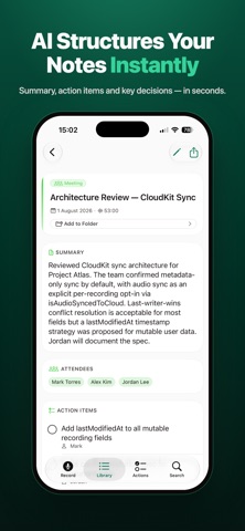 Talkraft: AI Voice Notes Screenshot 2 of 5