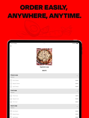 Filippi’s Pizza Grotto iPad screenshot