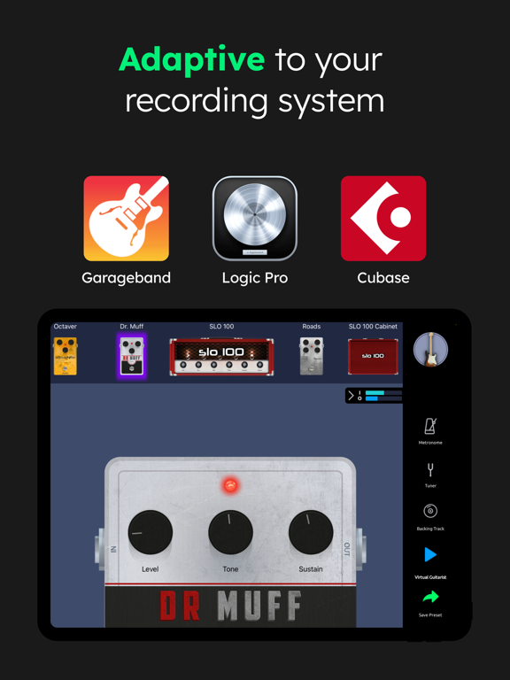 Screenshot #4 for Guitar Amps, Effects, Pedals