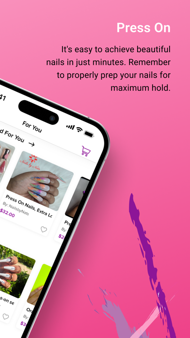 Nailstry - shop press-on nails Screenshot